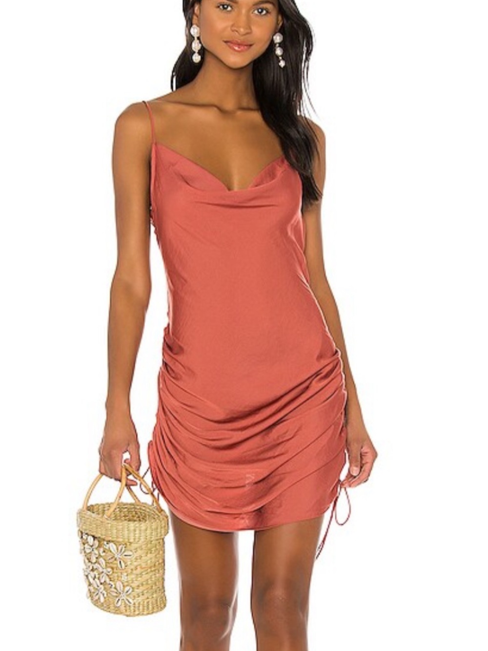 Free People Intimately Day to Night Ruched Slip Dress